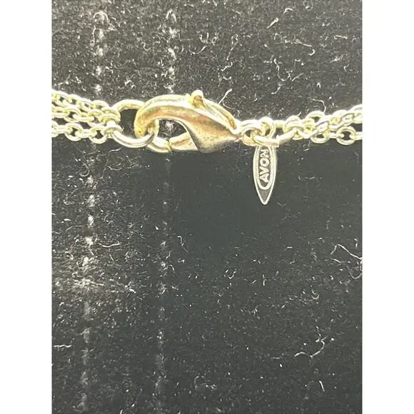 Avon Silver Plated 3 Strand 16” Chain Retro - Picture 4 of 5